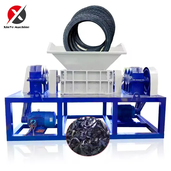 Low-Noise Shredder Crusher Machine for Rubber, Scrap Metal, HDPE Bottles & Wood Chips